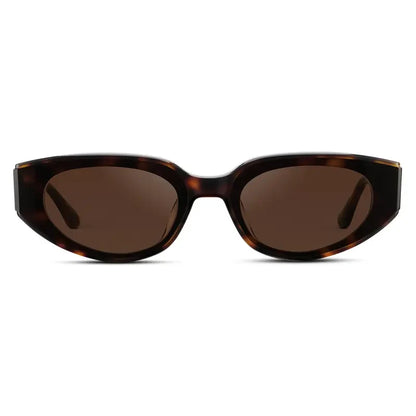 Modern Flat-Lens Cat-Eye Sunglasses Eyewear Shades